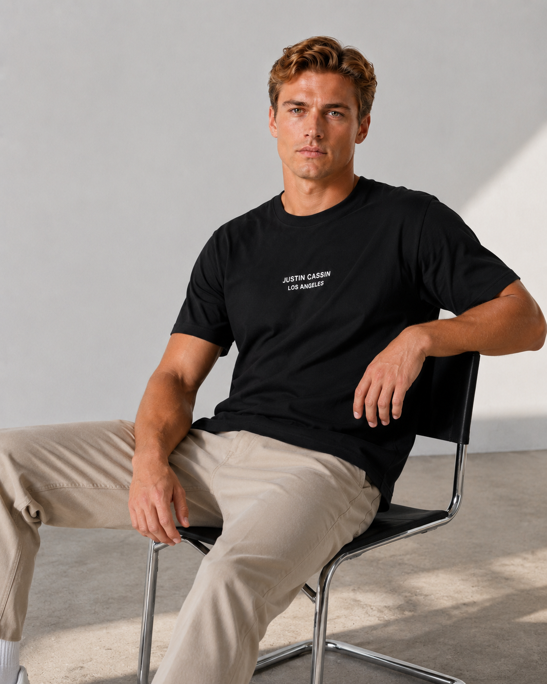JC LA Block T-Shirt Black
