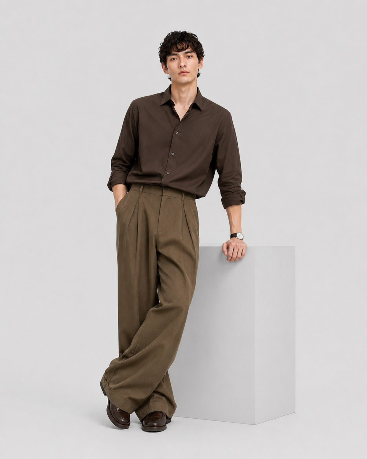 Gaten Wide Leg Cargo Pants