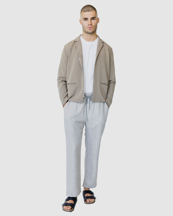Zachary Loose tie Pants Grey