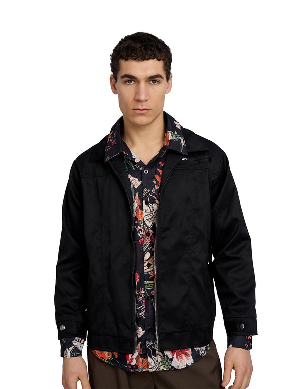 Walton Multi Zipper Jacket Black