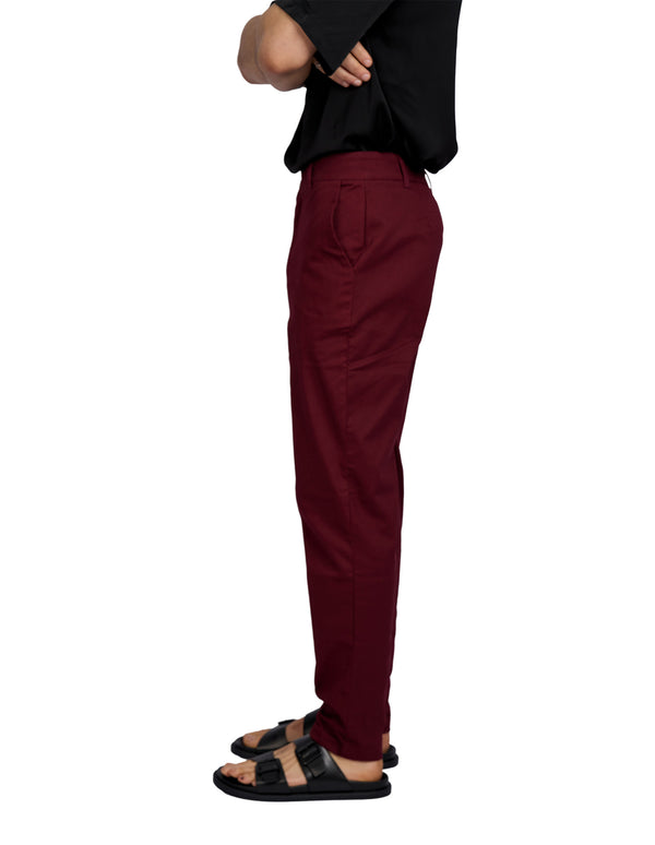 Louis Slim Pants Red