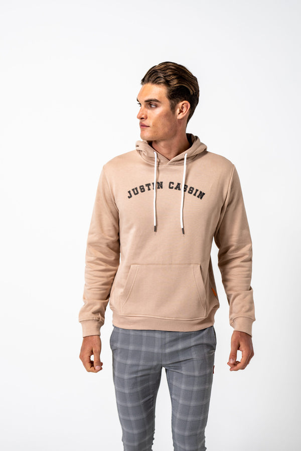 Out of College Hoodie Beige