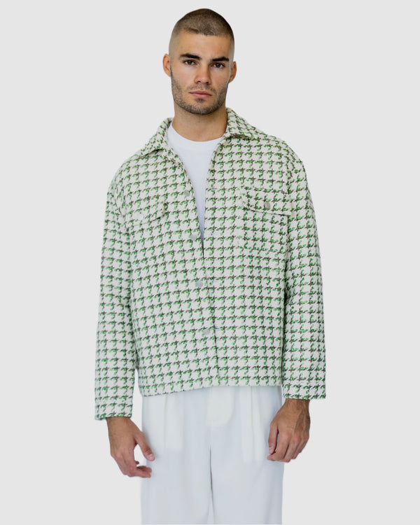 Elliot Patterned Jacket Green