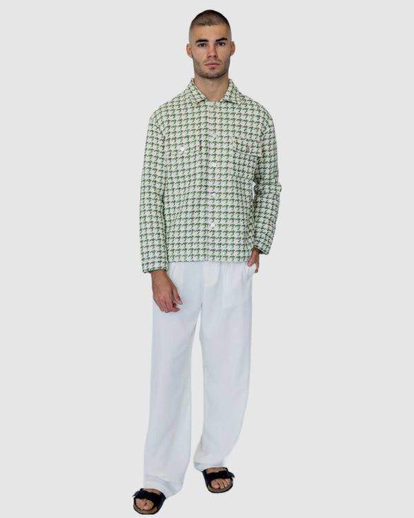 Elliot Patterned Jacket Green