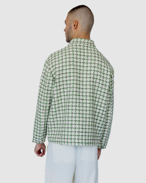 Elliot Patterned Jacket Green
