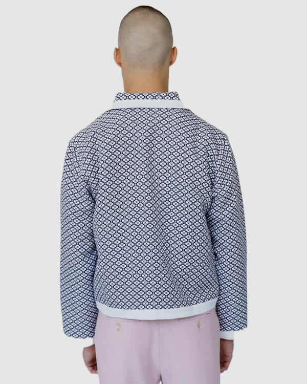 Sora Trimmed Jacket Black/White