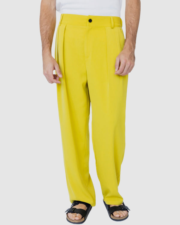 Wesley Loose leg pants Yellow