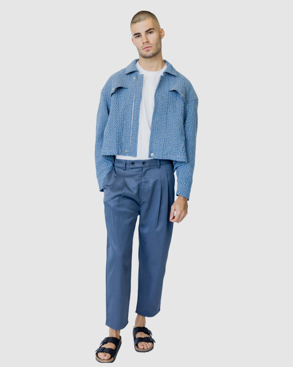 Mooney Cropped Pants Blue