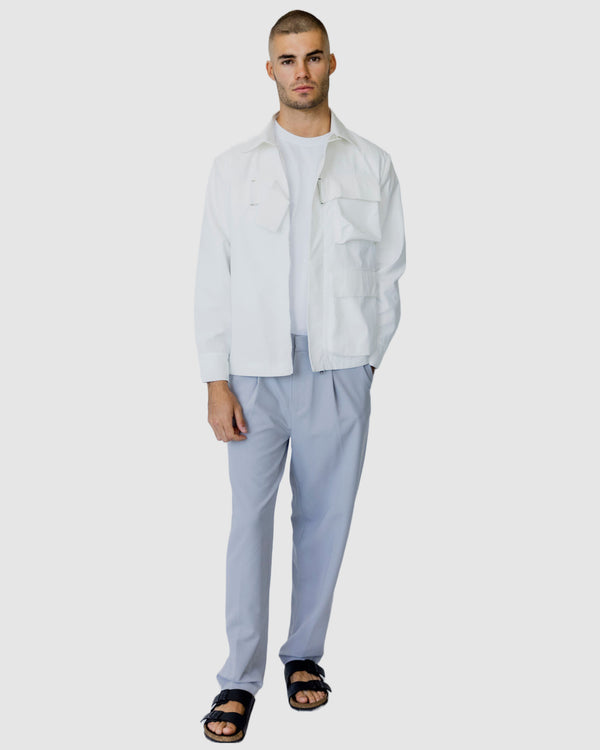 Kurtis Dual Pocket Jacket White