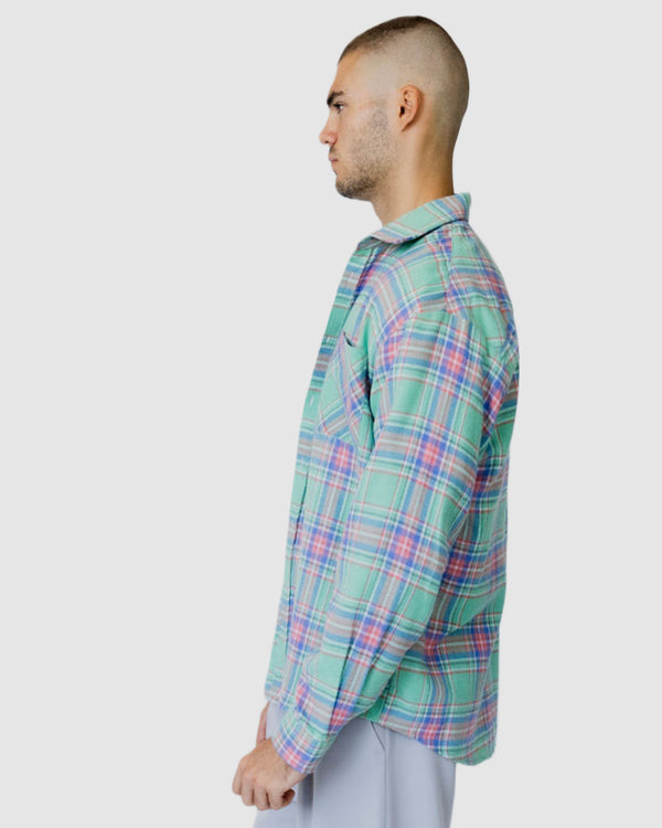 Jesse Check Casual Shirt Green