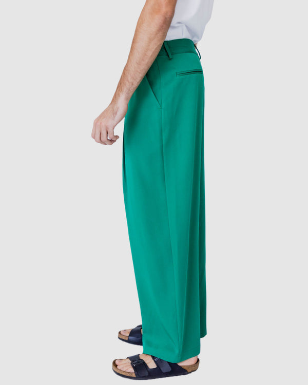 Cyber Loose fit trousers Green