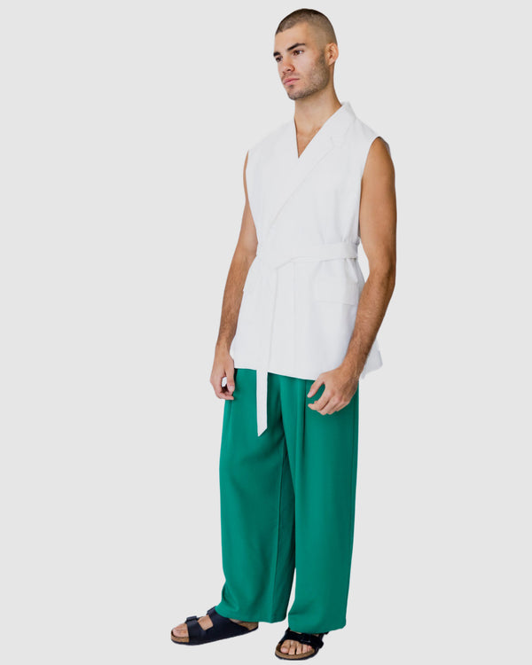 Saint Longline Vest White