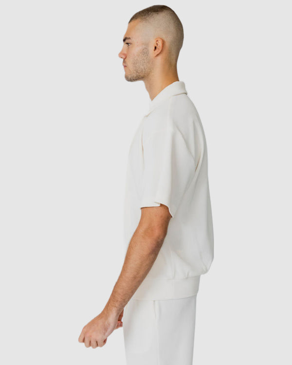 Henrik Ribbed Shirt Cream