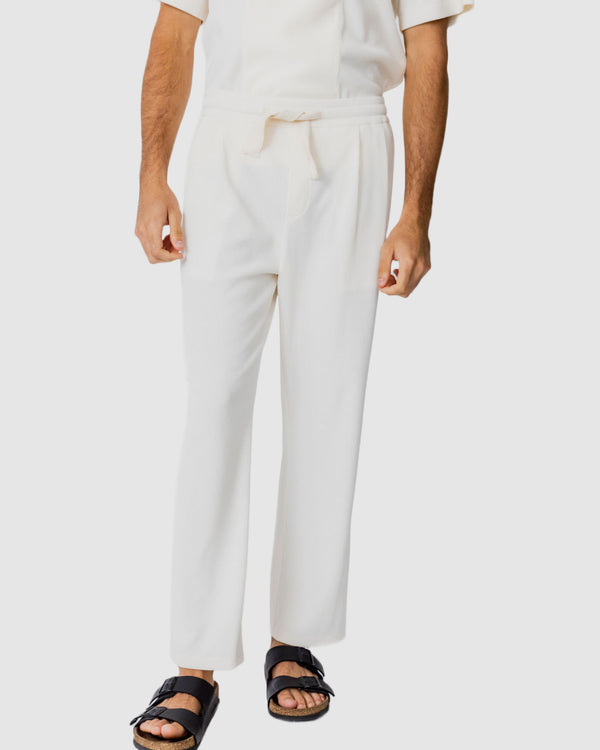 Palma Ribbed Pants Cream