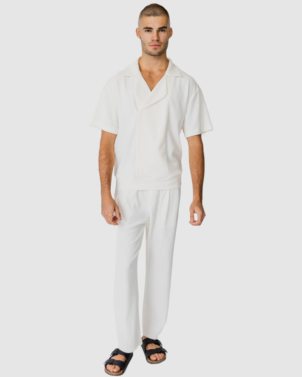 Palma Ribbed Pants Cream