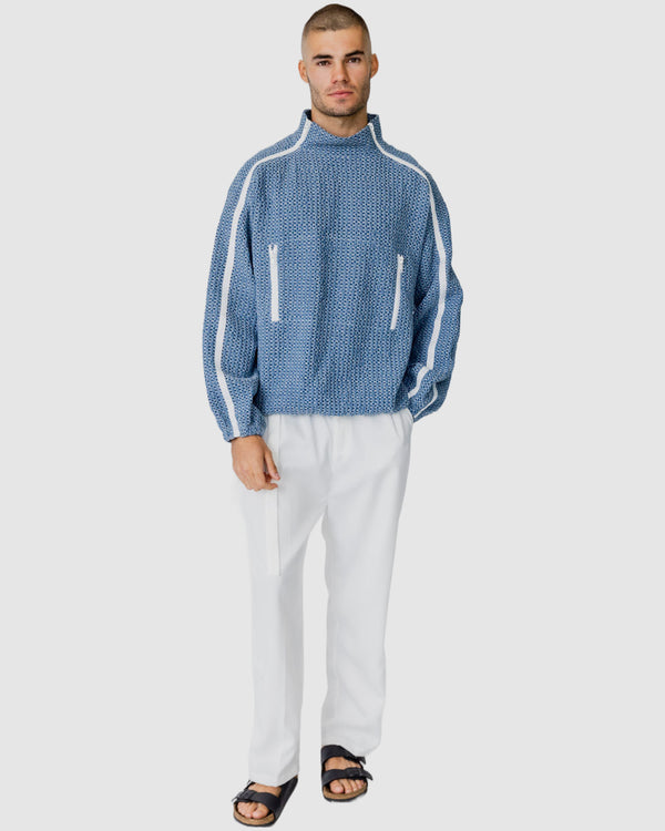 Daylan High Sweatshirt Blue