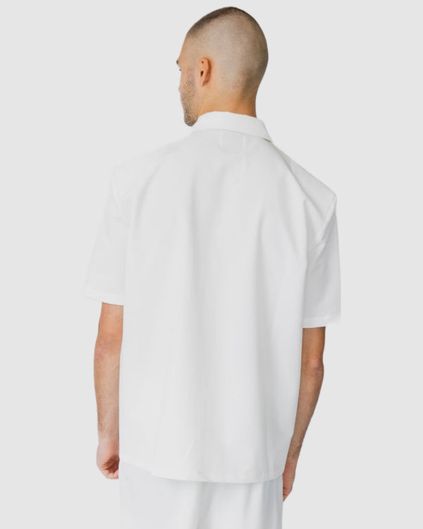 Quentin Zip Shirt White