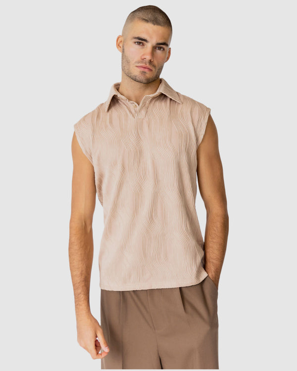 Verve Sleeveless shirt Brown