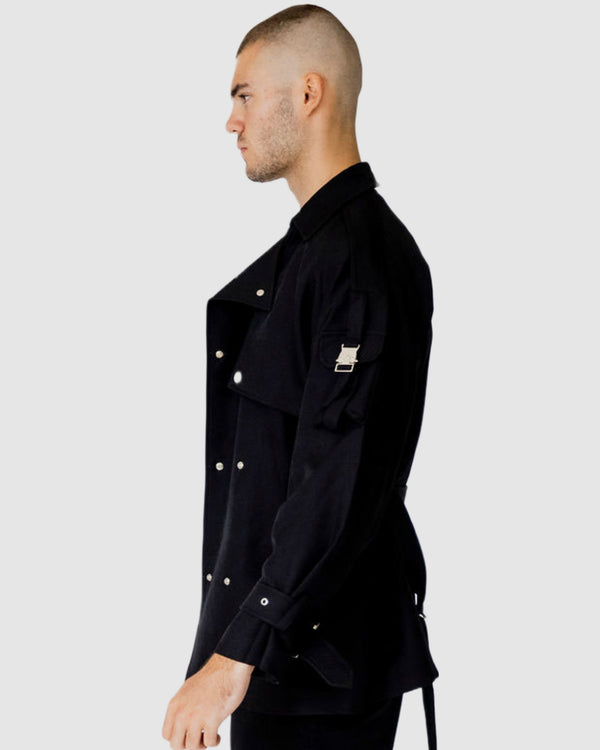 Atticus Military Jacket Black