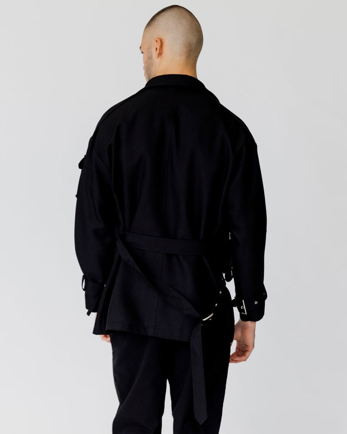 Atticus Military Jacket Black