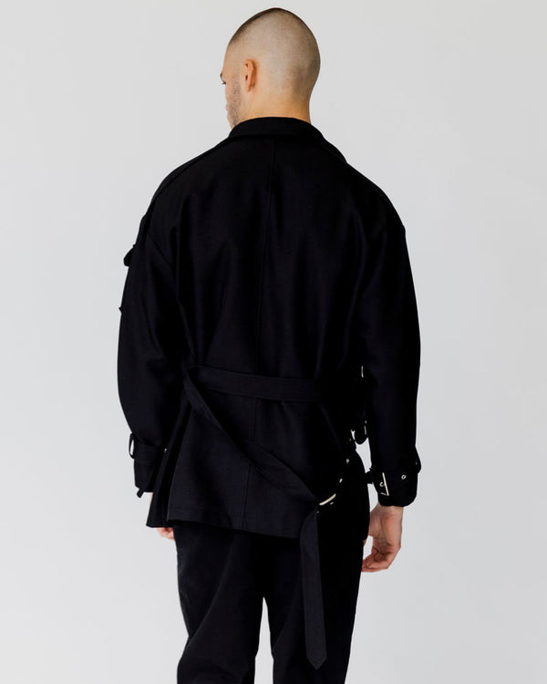 Atticus Military Jacket Black