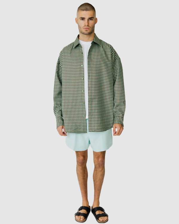 Theo Loose Cropped Shorts Mint