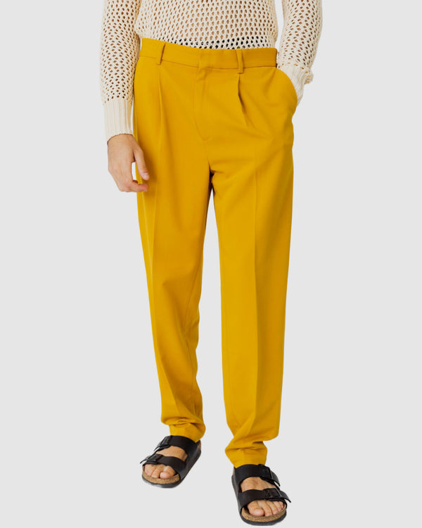 Delta Loose Leg Pants Mustard