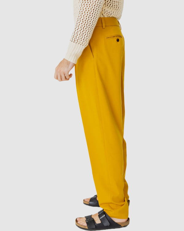 Delta Loose Leg Pants Mustard
