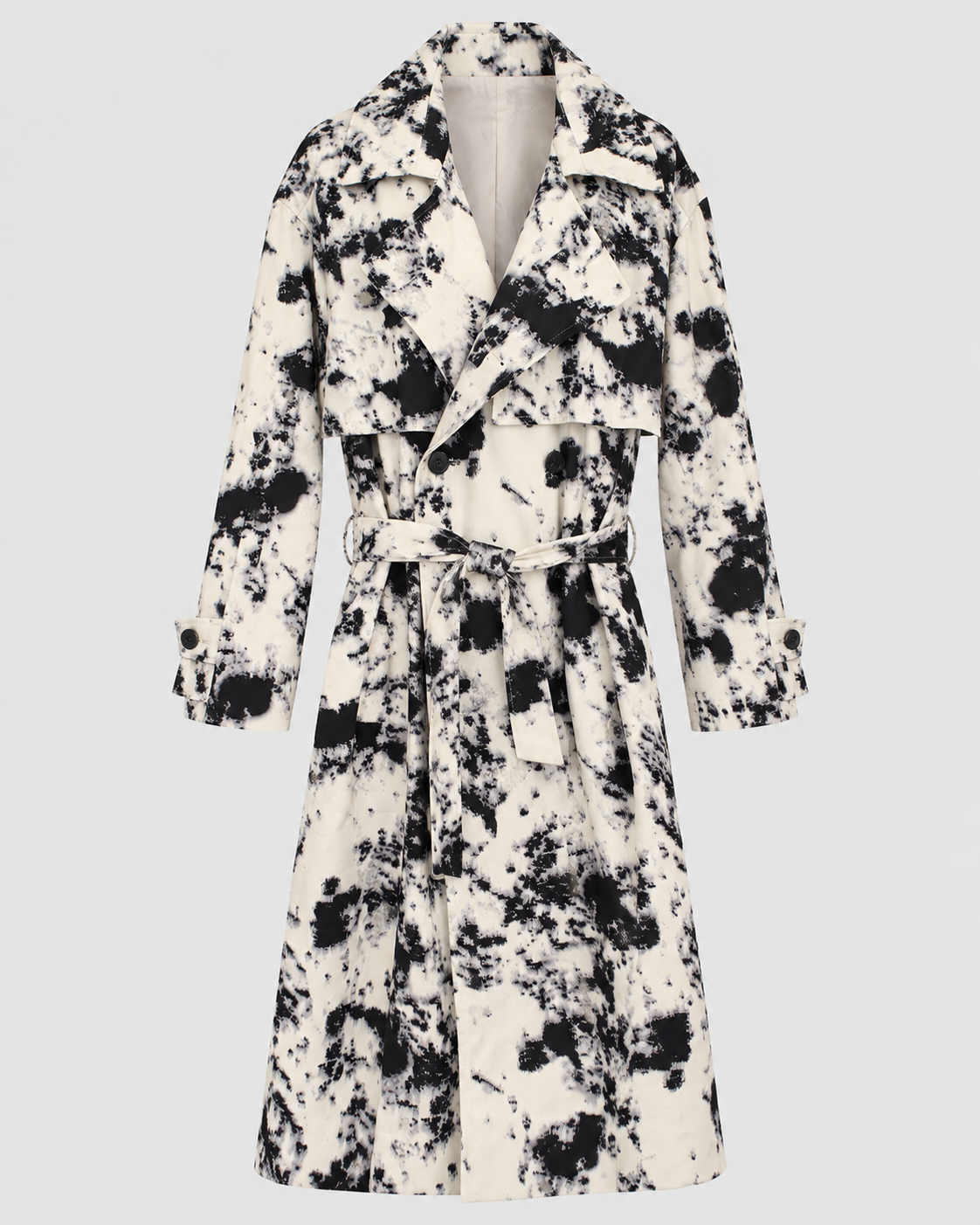 Ex-runway - Coat Blk/Wht