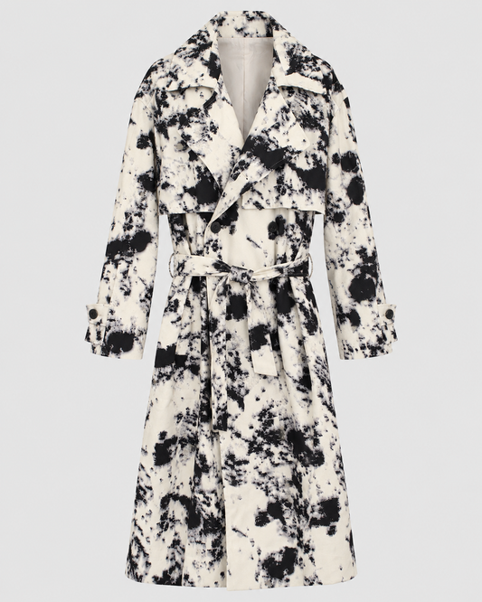 Ex-runway - Coat Blk/Wht