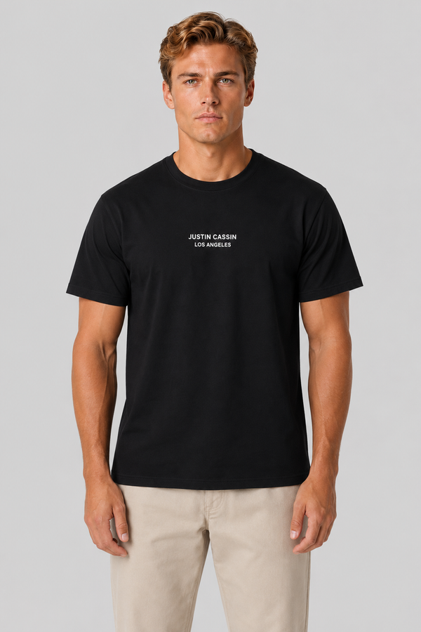 JC LA Block T-Shirt Black