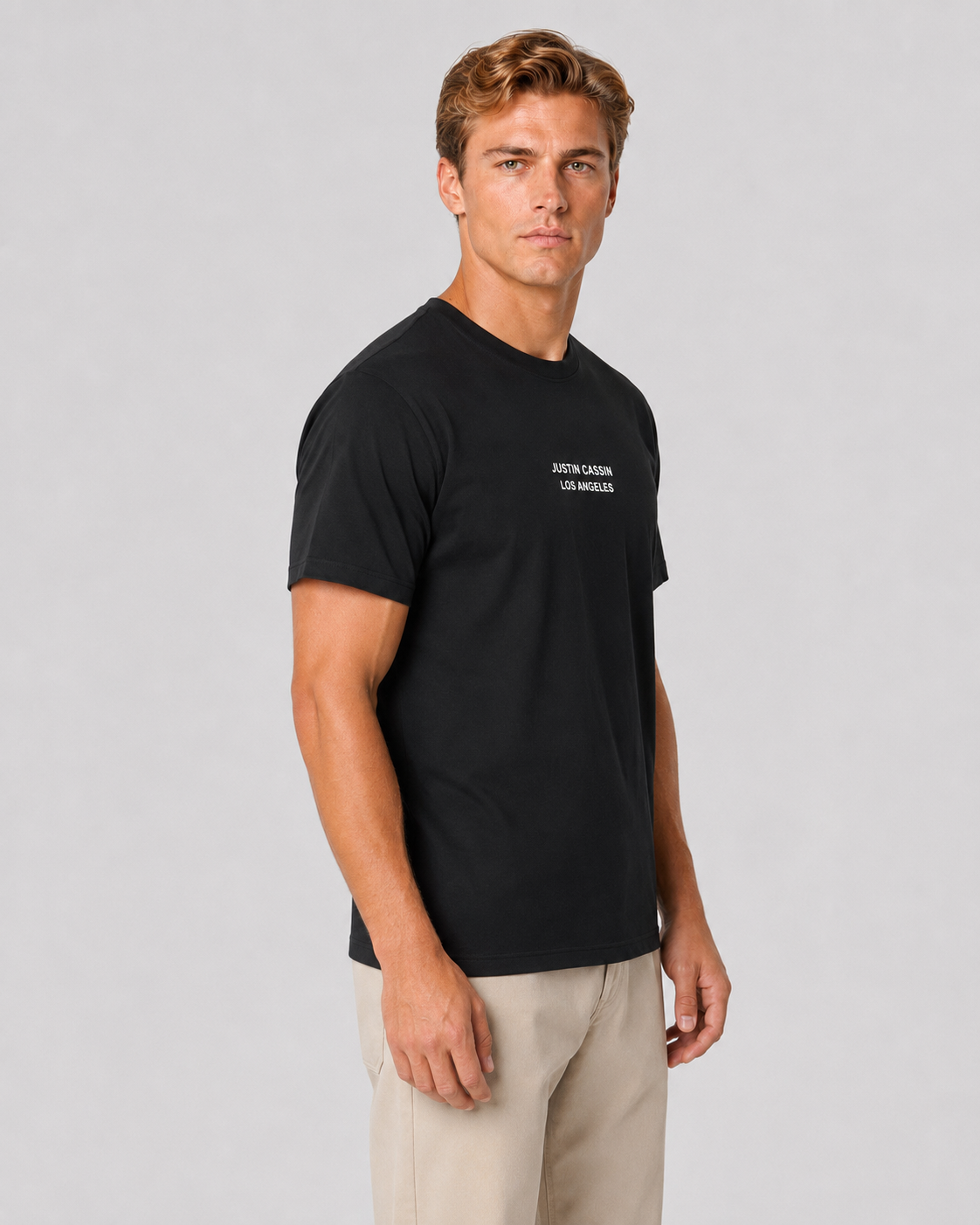 JC LA Block T-Shirt Black