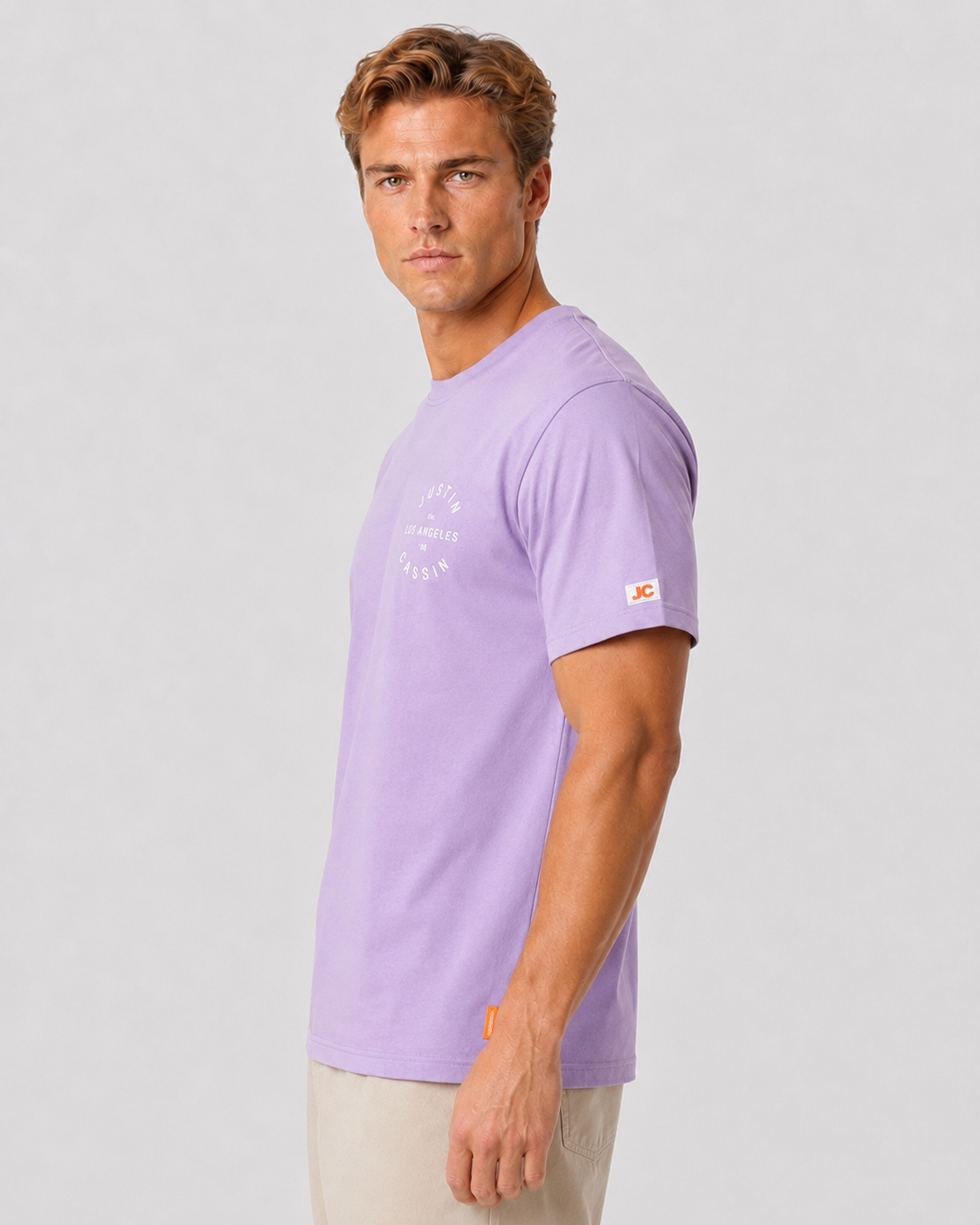 JC Circle Logo T-Shirt Lavender