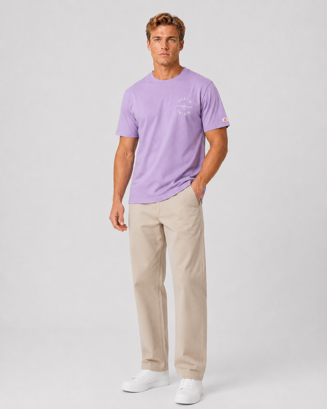 JC Circle Logo T-Shirt Lavender
