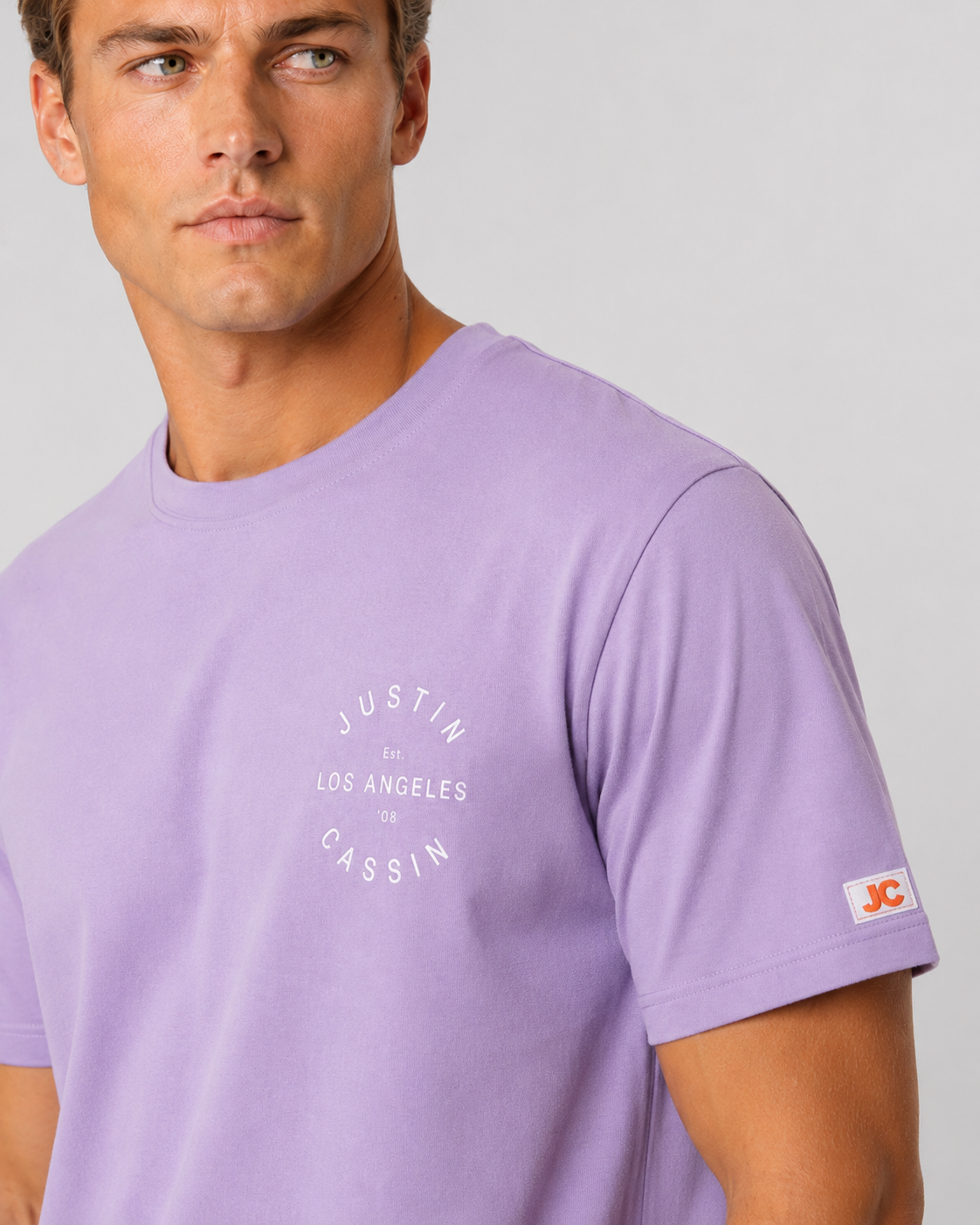 JC Circle Logo T-Shirt Lavender