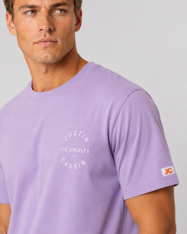 JC Circle Logo T-Shirt Lavender