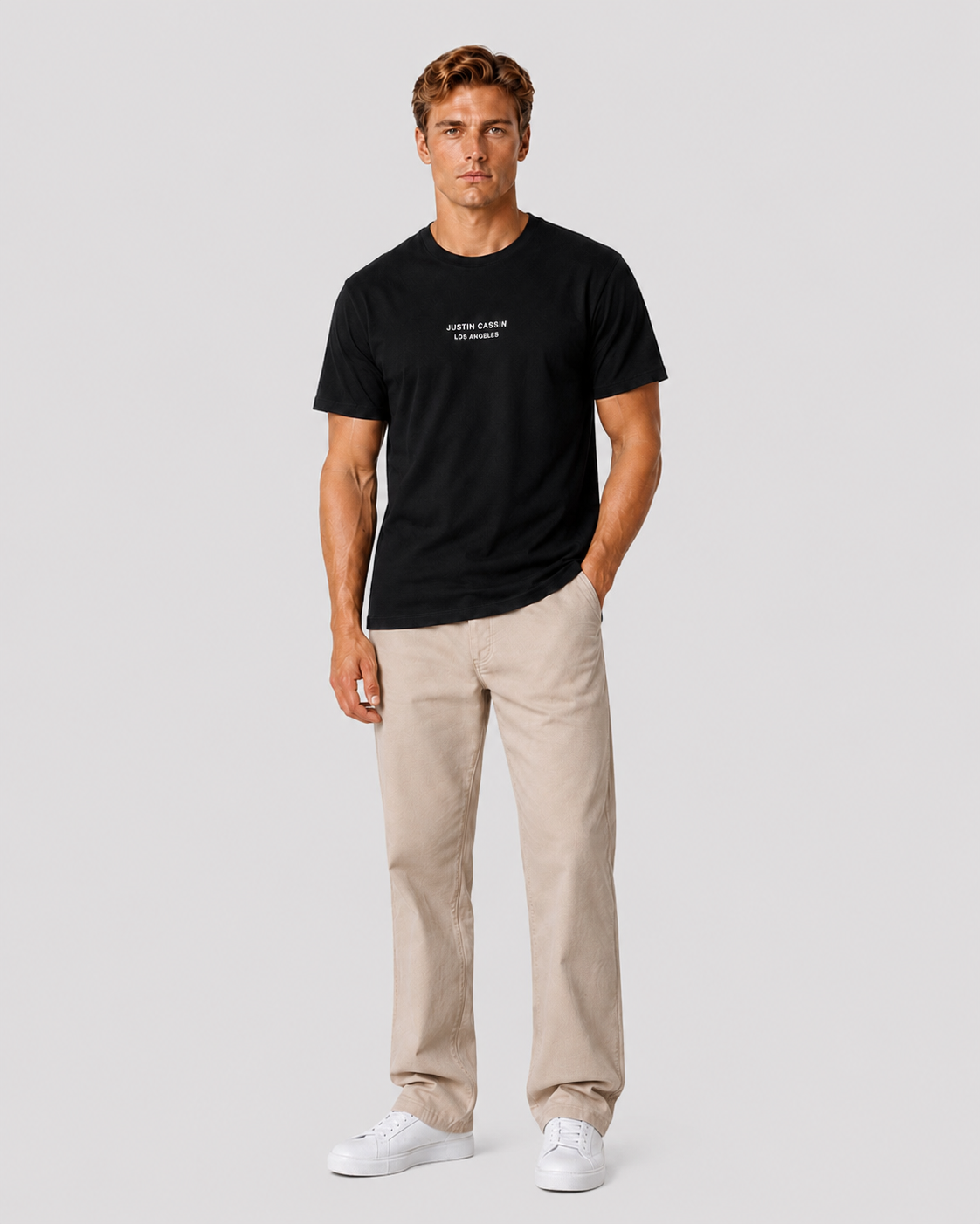 JC LA Block T-Shirt Black