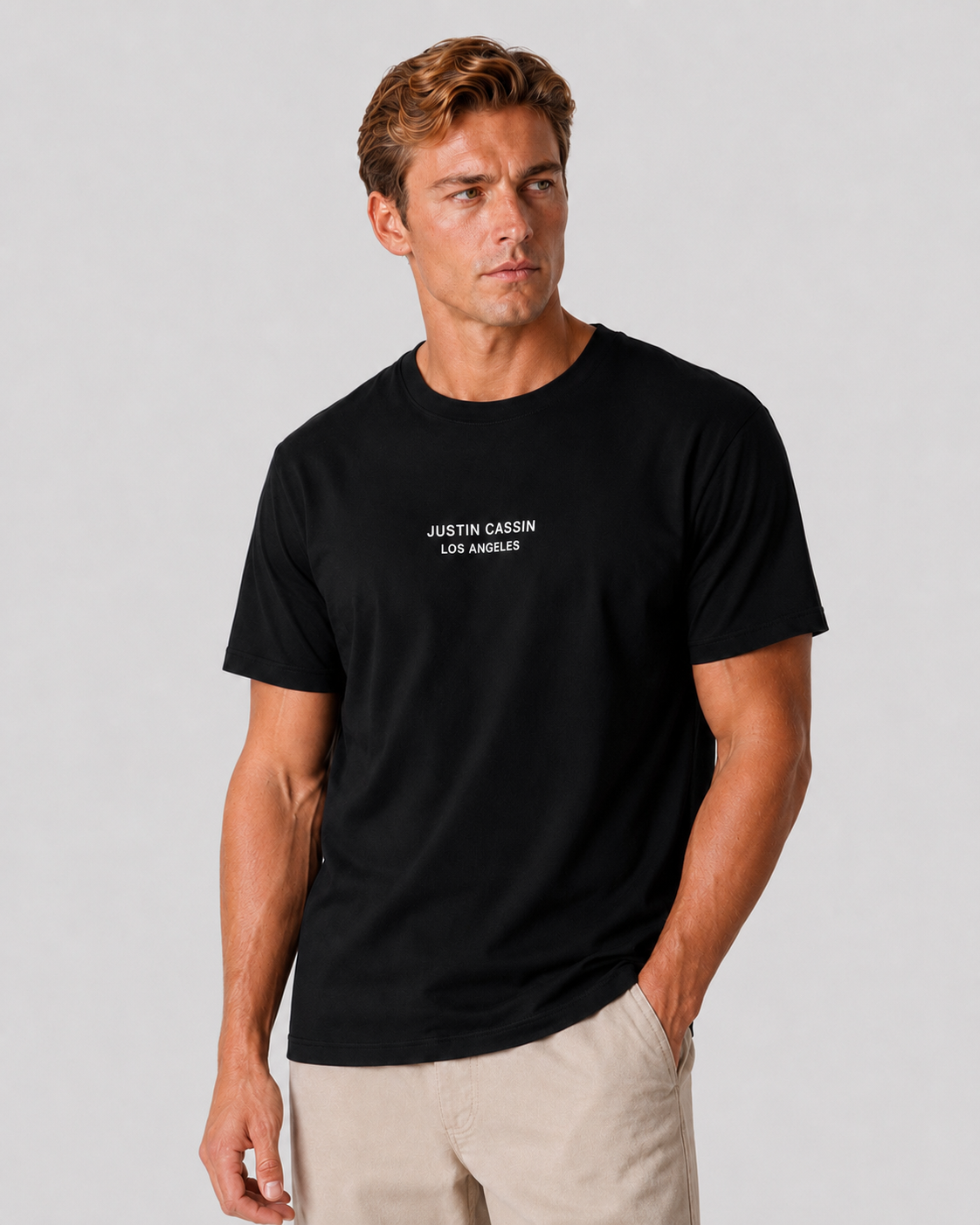 JC LA Block T-Shirt Black