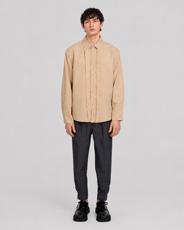 Spencer Tie Up Shirt Khaki