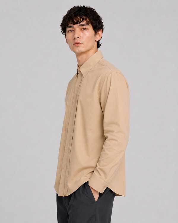Spencer Tie Up Shirt Khaki