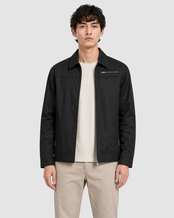 Walton Multi Zipper Jacket Black