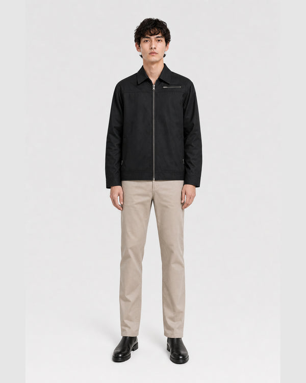 Walton Multi Zipper Jacket Black