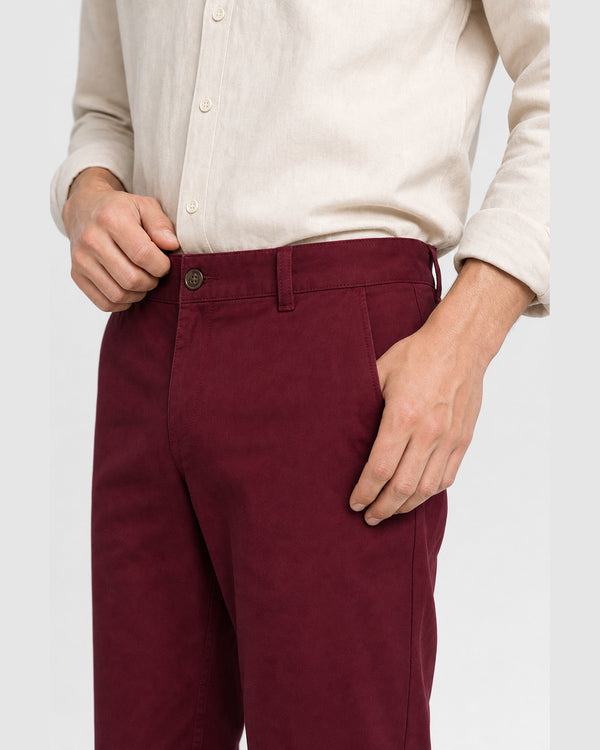 Louis Slim Pants Red
