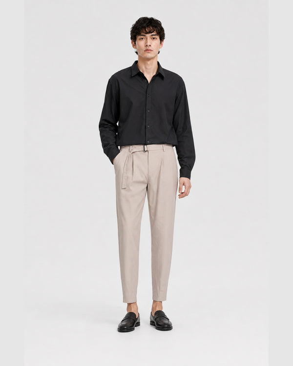 Dempsey Belted Joggers Grey