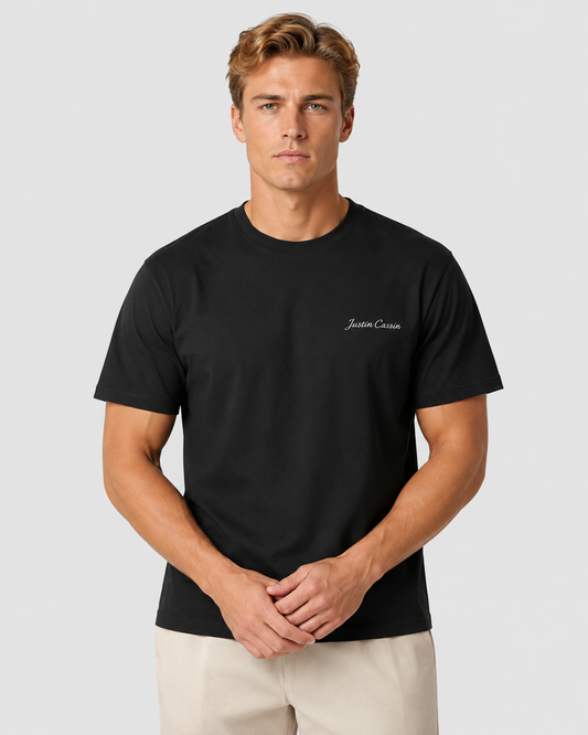 JC Stitch T-Shirt Black