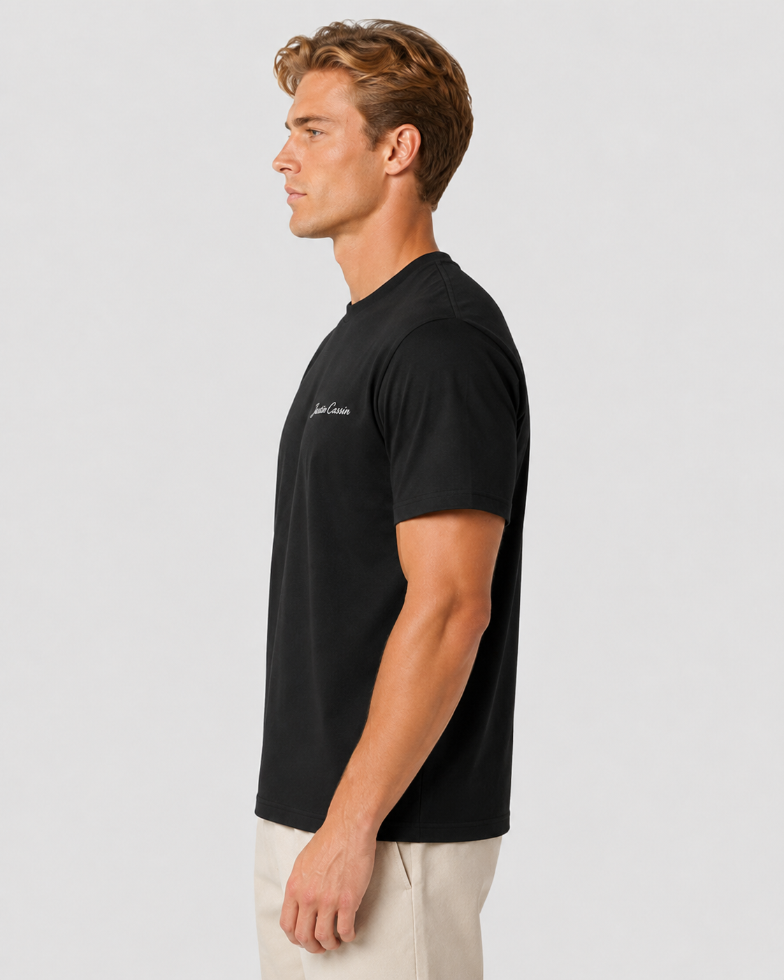 JC Stitch T-Shirt Black