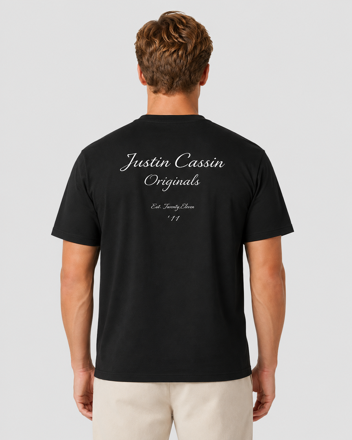 JC Stitch T-Shirt Black