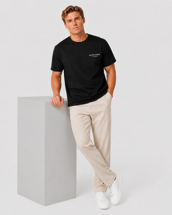 JC LA Block T-Shirt Black