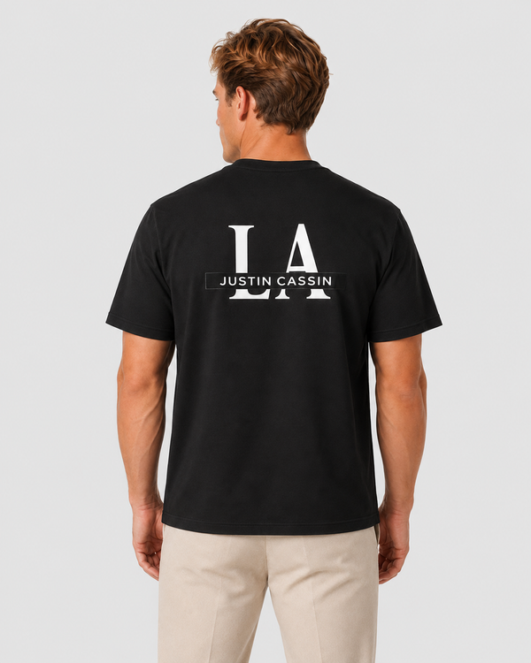 JC LA Block T-Shirt Black