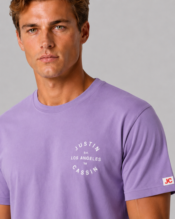 JC Circle Logo T-Shirt Lavender